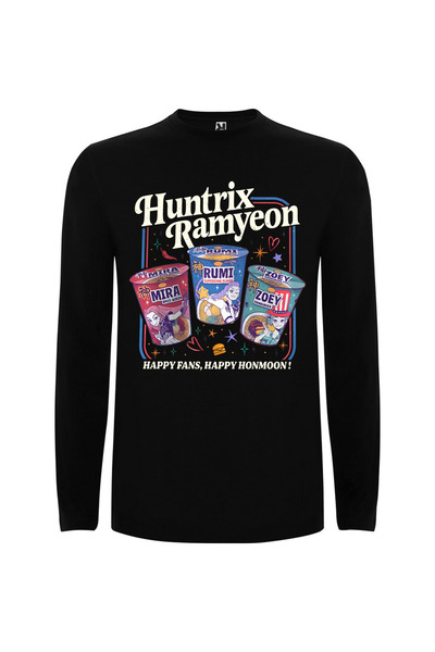 Ingift Tricou Unisex cu Maneca Lunga din Bumbac KPop Huntrix Demon Hunters