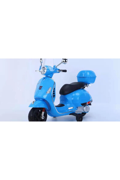 Homeone Ηλεκτρική μοτοσικλέτα Vespa με φώτα LED και μουσική, αδειοδοτημένη, γ...