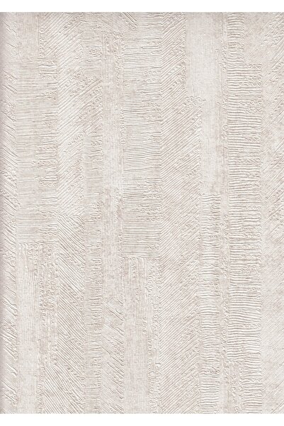 borella Vitalis 1001-6 Krem Bej Modern Geometrik Kabartmalı Duvar Kağıdı 16 m...