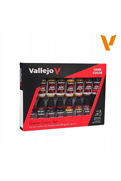 Vallejo 72.189 - Culoare pentru jocuri - Piele și Metal (8 x 18 ml)