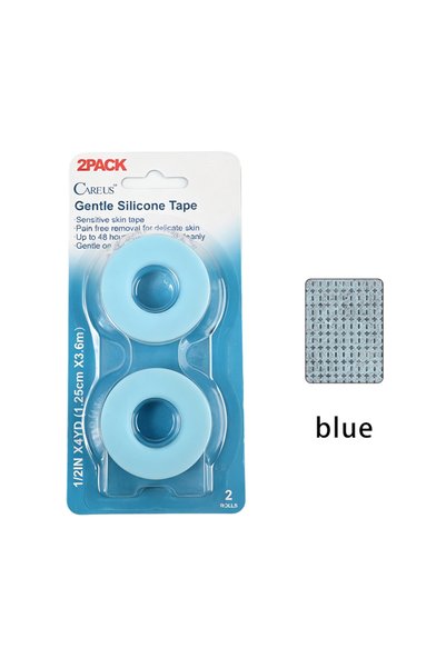 Choice3 small blue 1.25cm 2pcs/Box Eyelash Silicone Tape Lash Extension Adhes...