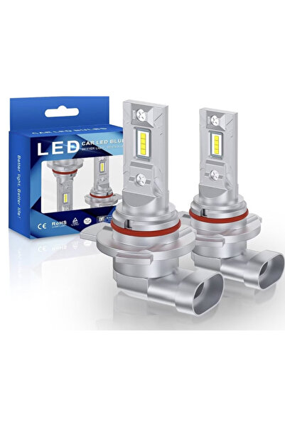 Ruan Set de 2 becuri LED auto W HB3 (9005) 120W cu 15000Lm 12V lumină albă re...