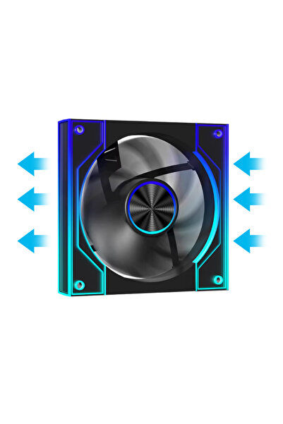 Choice3 A-RGB Other Front---Black Prism 10Pro Fan 12cm Desktop Computer ARGB ...