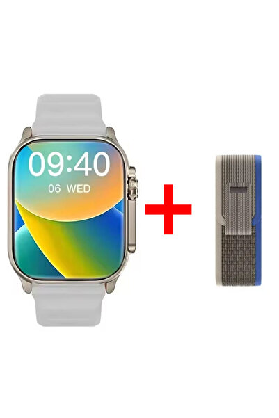Choice18 Gray and Strap 2026 New Watch 10 Ultra Smart Watch 49mm New NFC Men ...