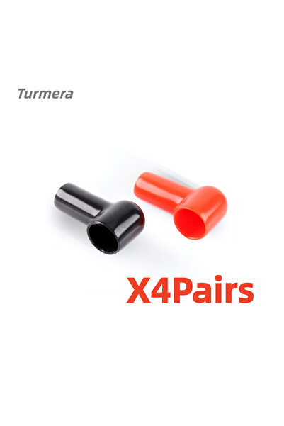 Choice1 PVC Cover-4Pairs Battery Terminal Boots Insulating Covers Red/Black P...