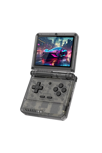Choice3 جهاز ألعاب محمول POWKIDDY Retro Flip V90S أسود بذاكرة 16 جيجابايت (ال...