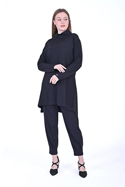 Invee Tunic Trouser Set 7022 Black