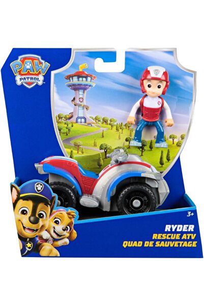 PAW PATROL , Rescue Quad with Ryder Toy Figure