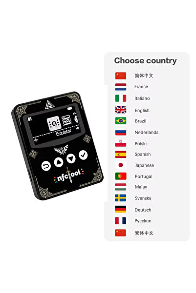 Choice3 Option 2 For Amiibo OLED Simulator iNFC Bluetooth Rechargeable Emulat...