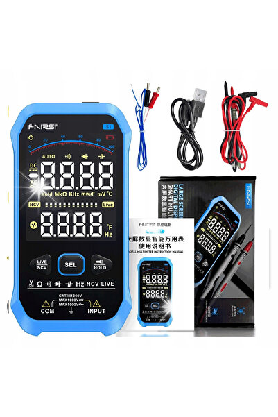 FNIRSI Multimetru digital S1, ampermetru, tester profesional de tensiune