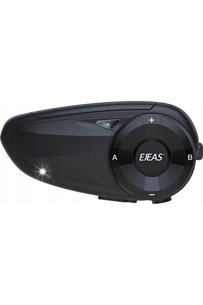 EJEAS Intercom de motocicletă Q7 pentru cască, IP67, până la 800m, maxim 7 ut...