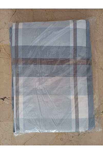 SÜMER Single Bedding Set - Plaid / Grey