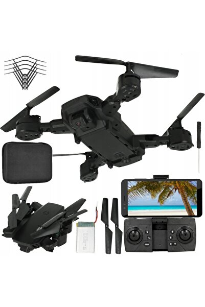 Stator Dronă cu cameră Wi-Fi Android iOS Retur cu busolă 6 axe Pliabilă Rază ...