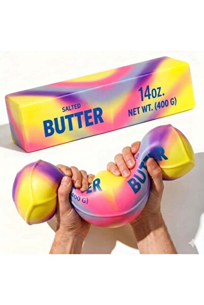 REZZOSS Realistic Stick of Butter Squishy Toy – 14oz (400g) Slow-Rise Salted ...