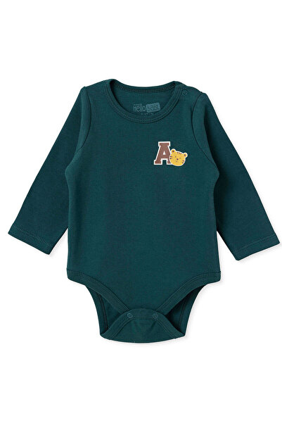 ebebek Hello Baby HelloBaby Erkek Bebek Body Ayı Baskılı Çıtçıtlı Çıtçıtlı Ya...