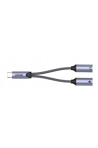 Unitek ADAPTOR USB TIP-C LA 2 X PORTURI USB-C AUDI