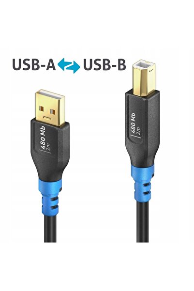 NO BRAND PURELINK FI-U200-020 Cablu FLEXINSTALL USB 2.0 A-B 2A 5V 10W 480Mbps 2m