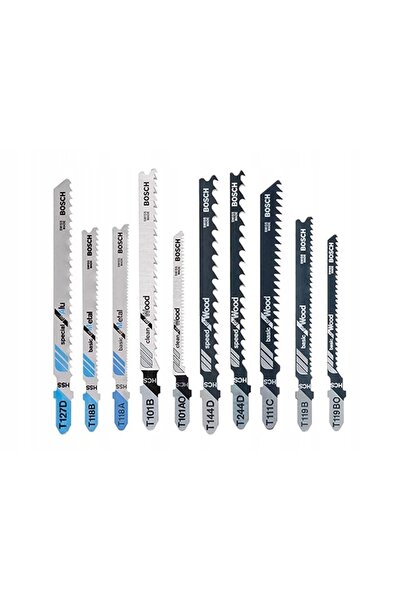 Bosch set lame de ferăstrău lemn metal GST PST 10