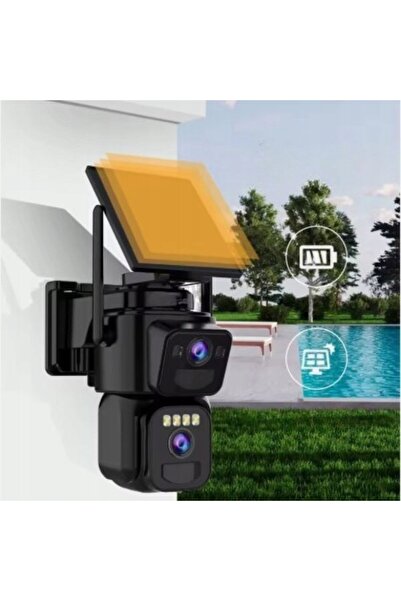 NO BRAND Zintevo 4K HD Lentilă Duală 6MP SIM 4G LTE Cameră Solară de Exterior
