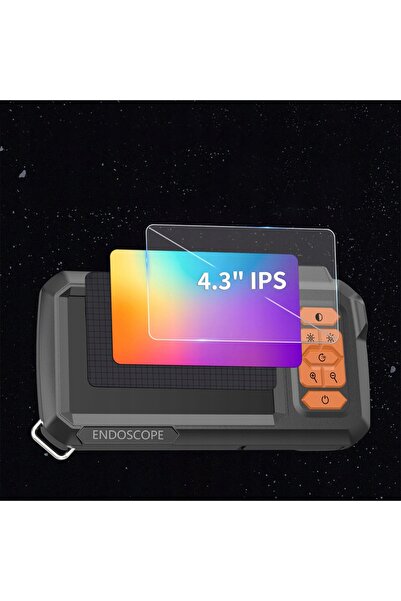 NO BRAND Endoscop cameră de inspecție impermeabilă pentru atelier, USB, LCD F...