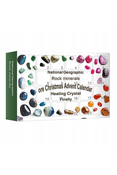 NO BRAND CALENDAR DE ADVENT MINERALE PIETRE CRISTALE CUTIE SURPRIZĂ 24 DE ZILE