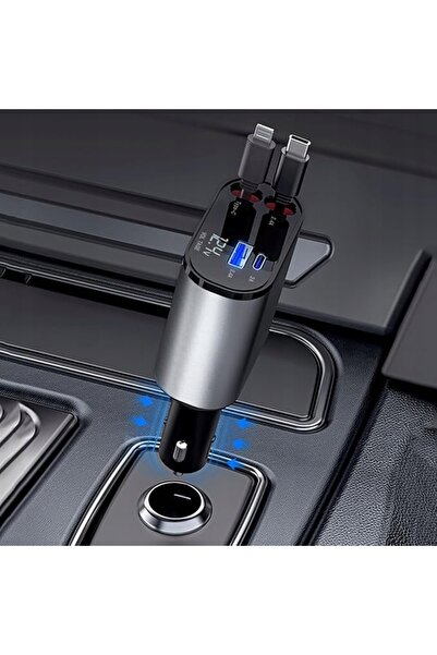 NO BRAND Aimtel 66W USB-C PD 30W Încărcător auto USB cu Lightning pentru iPhone