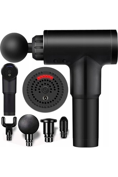 NO BRAND Retoo S091 Negru Aparat de masaj corporal reîncărcabil 24 W 4 capete
