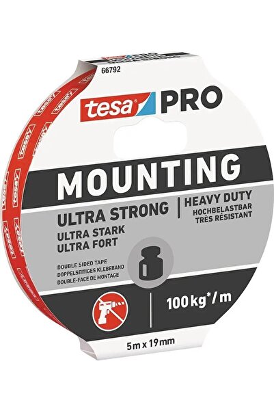 NO BRAND Bandă adezivă bidirecțională Mounting-Pro/Ultra-Strong/5X19 Tesa