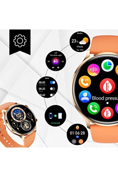 NO BRAND Smartwatch Vess Q40S auriu