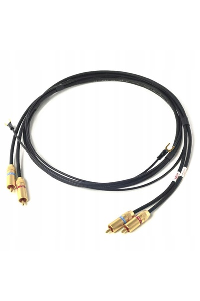 NO BRAND Cablu Phono pentru pick-up 2 RCA - 2xRCA Van Den Hul D-501 Hybrid 1.5m