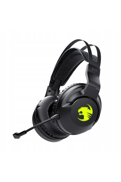 Roccat Căști wireless pentru gameri Elo 7.1 Air On-Ear Negru