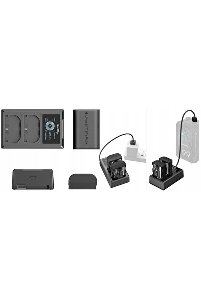 NO BRAND Kit baterie și încărcător cameră foto Smallrig 5409 pentru Canon Lp-E6P