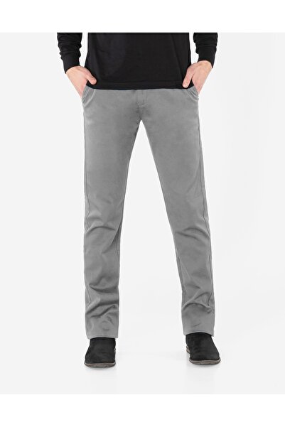 NO BRAND Pantaloni eleganți formali din bumbac pentru bărbați, tip chinos, gr...