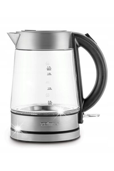 NO BRAND Zelmer Fierbător electric fără fir cu LED, filtru de sedimente, Stri...
