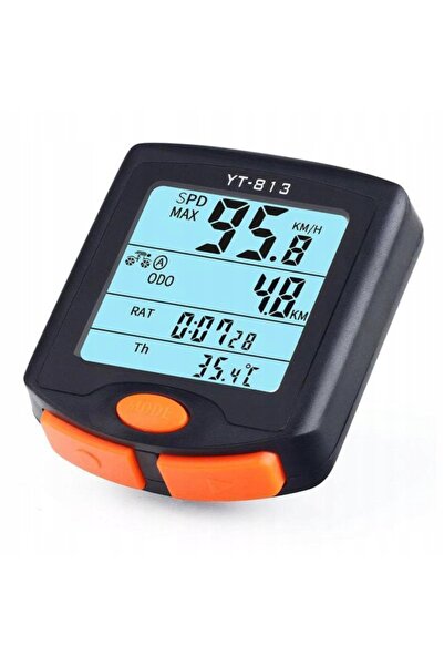 NO BRAND Ciclocomputer wireless impermeabil de 1.7 inch pentru bicicletă, odo...