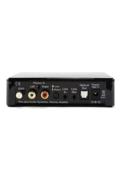 NO BRAND Pro-Ject Optical Box E Preamplificator Phono Negru pentru Doze MM