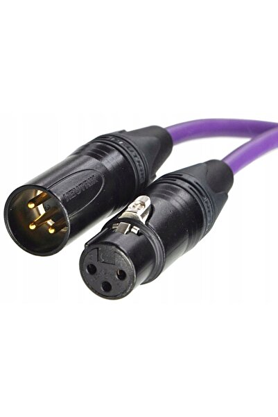 NO BRAND Melodika Md2X07 Purple Rain Cablu audio XLR 2 X XLR - 2XLR 0,75m
