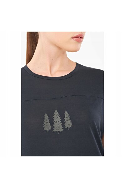 NO BRAND Tricou de trekking pentru femei Likelo, grafit, mărimea S