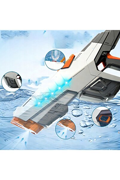 NO BRAND Pistol cu apă cu carabină, pistol cu apă electric, pistol cu apă USB...