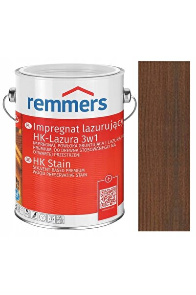 NO BRAND Remmers Hk-Lasur Impregnat pentru Lemn 2,5 Nuc