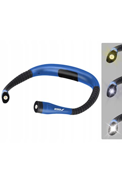 NO BRAND Lumină de citit pentru gât, reîncărcabilă USB, LED, lanternă de 60lm