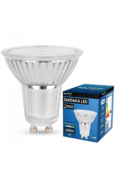 NO BRAND Bec LED GU10 6W Masterled alb neutru 4000K 430 lm 10 bucăți