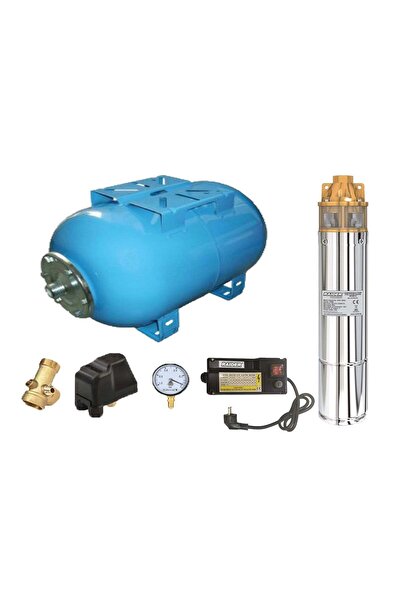 Raider Kit complet sistem hidrofor, pompă submersibilă WP41/80, rezervor de 8...