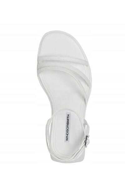 NO BRAND Sandale din piele albă cu platformă și barete, Royalty Windsorsmith 39