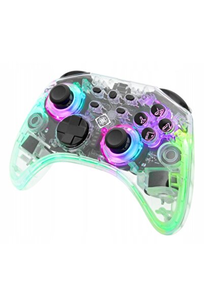 DELTACO Pad Pad Wireless Transparent RGB Switch/PC/Android