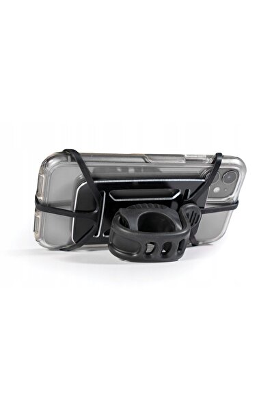 Lezyne Suport telefon negru pentru bicicletă MTB, cu prindere inteligentă