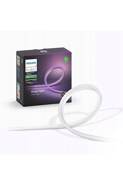 Philips Hue Bandă LED de exterior albă și cu culori variabile, 2m