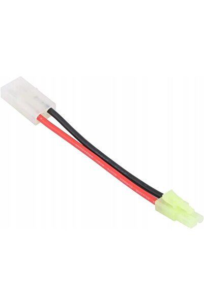 NO BRAND Cablu adaptor convertor 16AWG 13cm, mufă mare Tamiya mamă la mufă mi...