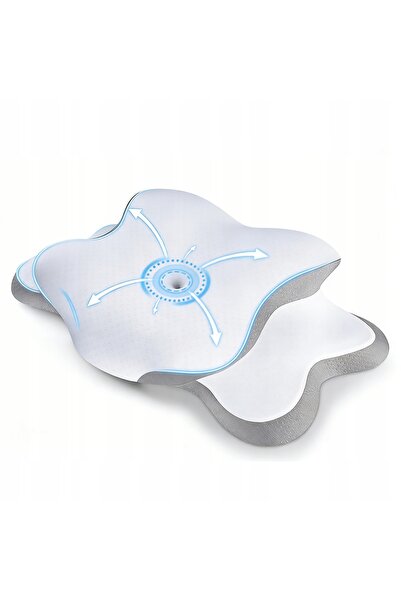 NO BRAND Pernă ortopedică ergonomică din spumă cu memorie