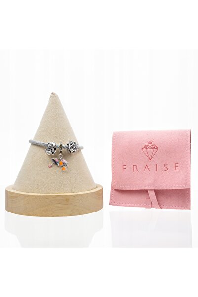 NO BRAND Fraise Charms Vacanță Argint 925 Ochelari Înghețată cu Zirconiu Pand...